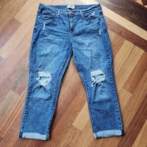 Denizen from Levi's Ripped Mid-Rise Boyfriend Size 16